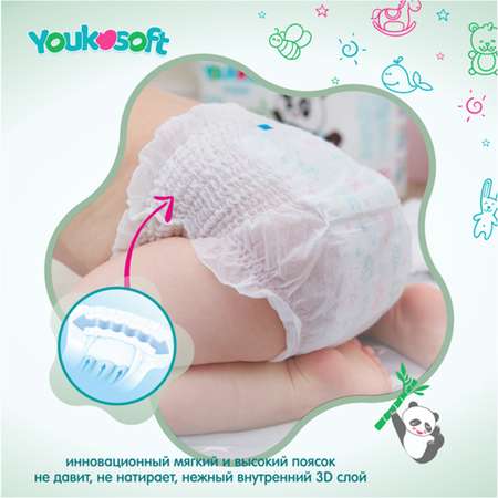 Подгузники-трусики Youkosoft Ультратонкие M 6-11кг