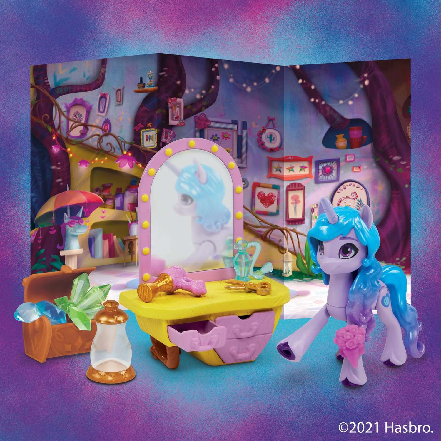 Набор игровой My Little Pony Пони фильм Сияющие сцены Иззи F29355X0 - фото 10