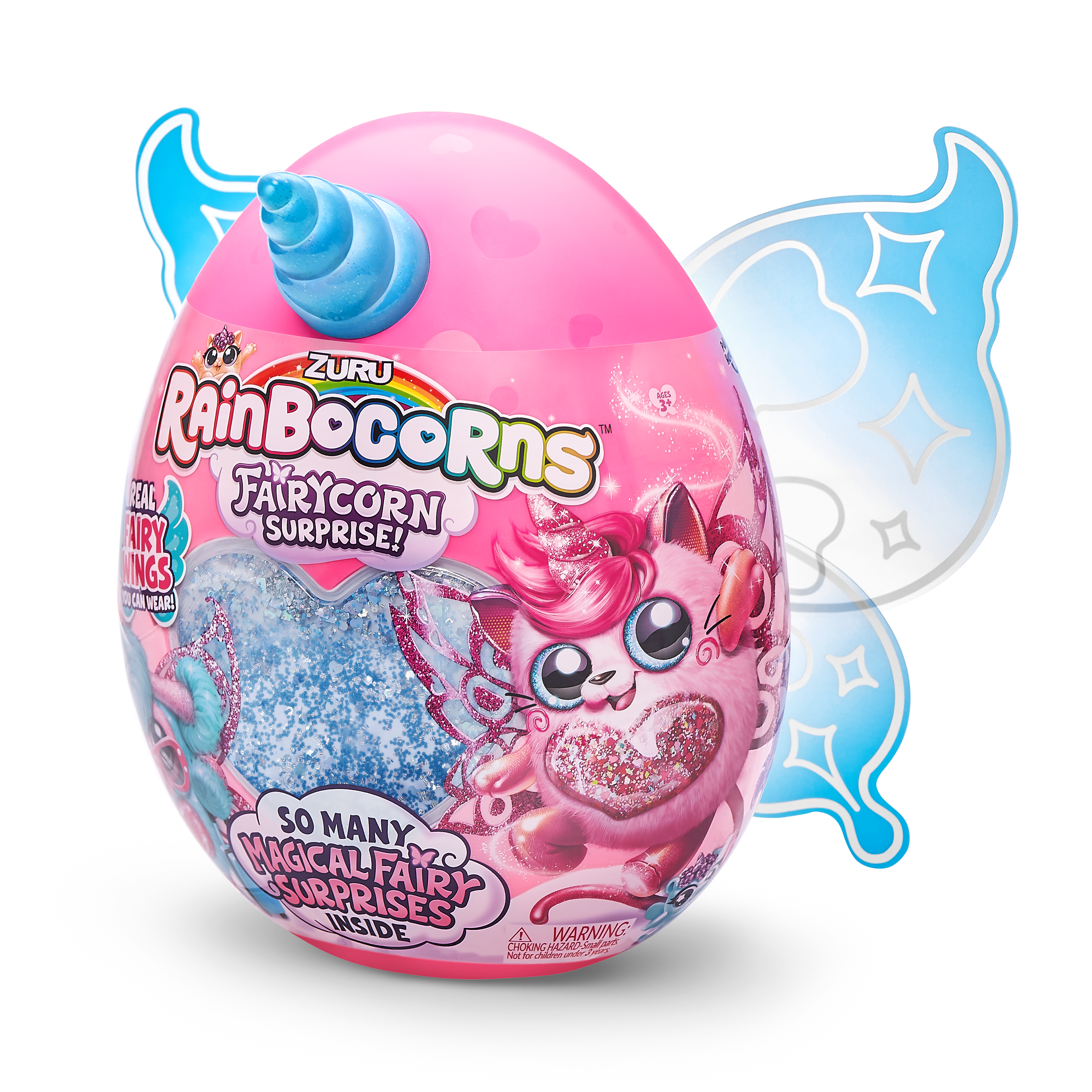 Игрушка сюрприз Zuru Rainbocorns Fairycorn Surprise плюшевый мини питомец в яйце - фото 7