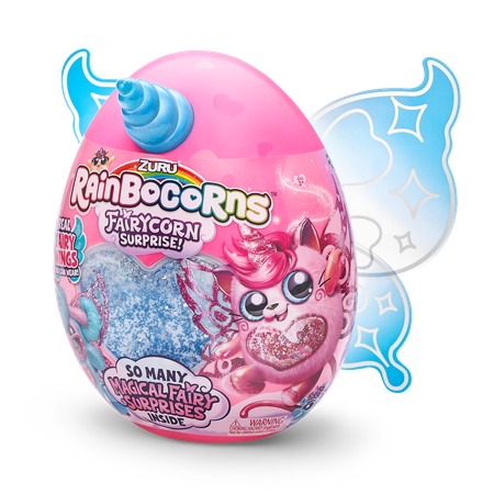 Игрушка сюрприз ZURU Rainbocorns Fairycorn Surprise плюшевый мини питомец в яйце