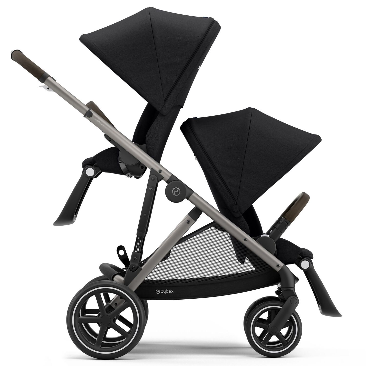 Коляска Cybex Gazelle S TPE с корзиной и дождевиком Deep Black - фото 12