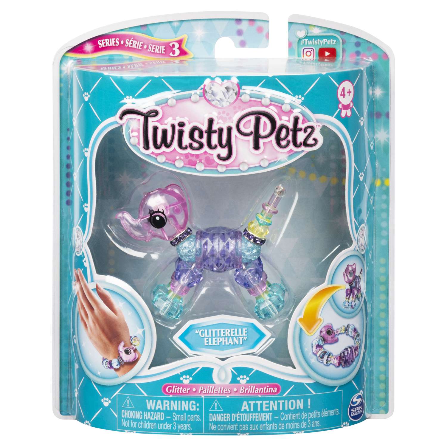 Набор Twisty Petz Фигурка-трансформер для создания браслетов Glitterelle 6044770/20116689 - фото 1