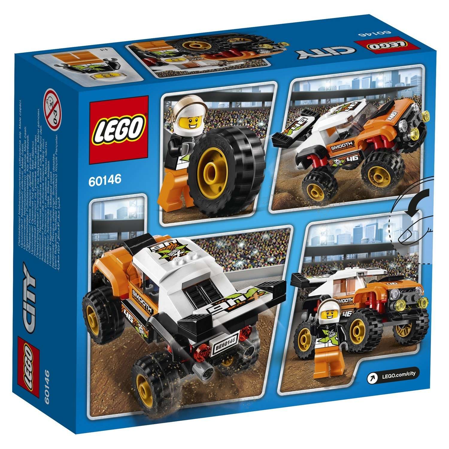 Конструктор LEGO City Great Vehicles Внедорожник каскадера (60146) - фото 3