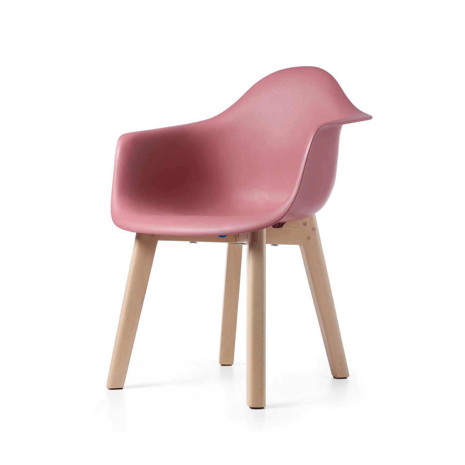 Кресло скандинавское KidWick Bergen розовый - фото 1