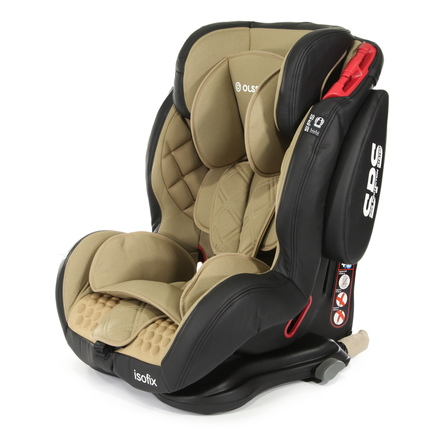 Автокресло Olsson VoyagerFix Brown Isofix 1/2/3 (9-36 кг) - фото 6