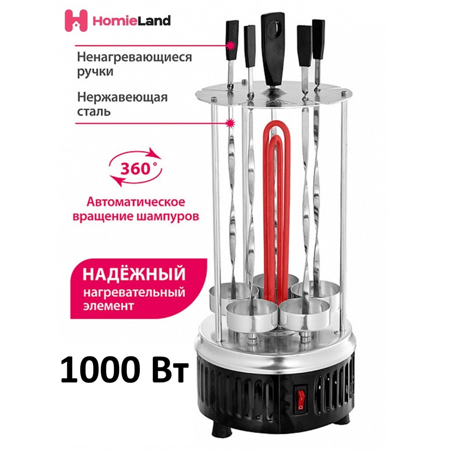 Шашлычница HomieLand HL-5100 - фото 3