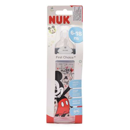 Бутылочка Nuk Disney Mickey 2 300мл 6-18месяцев