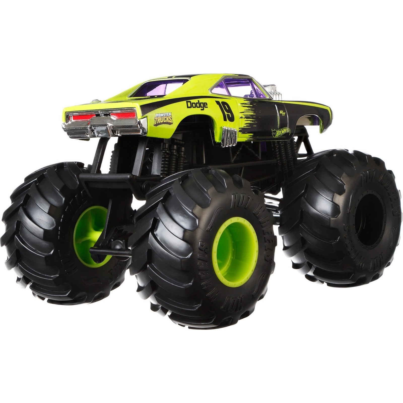 Машинка Hot Wheels Monster Trucks 1:24 Дод GBV35 FYJ83 - фото 3