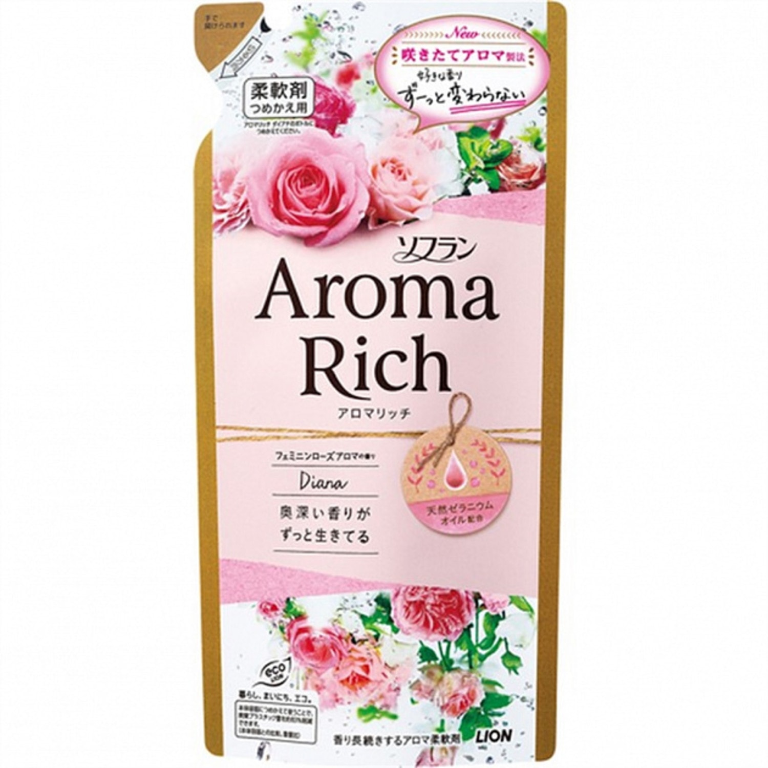 Кондиционер для белья Lion Aroma Rich Diana Сменный блок 400 мл - фото 1