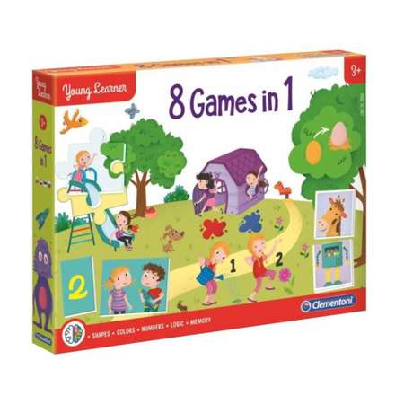Набор обучающих игр CLEMENTONI 8 в 1 для дошкольного возраста