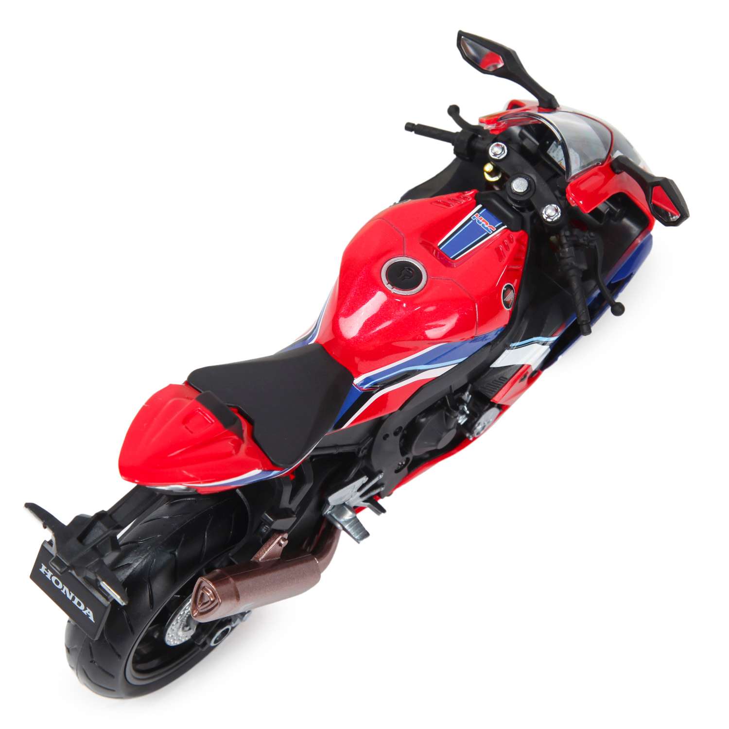 Мотоцикл Mobicaro Honda Fireblade 1:12 без механизмов красный 644102(E) - фото 7