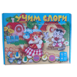 Игра-ходилка с карточками Мозайка Учим слоги