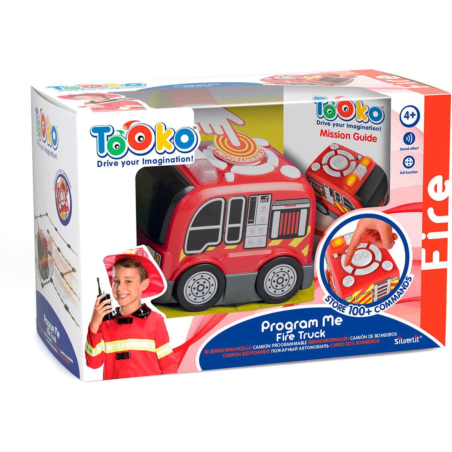 Игровой набор Tooko Программируемая пожарная машина 81470 - фото 1