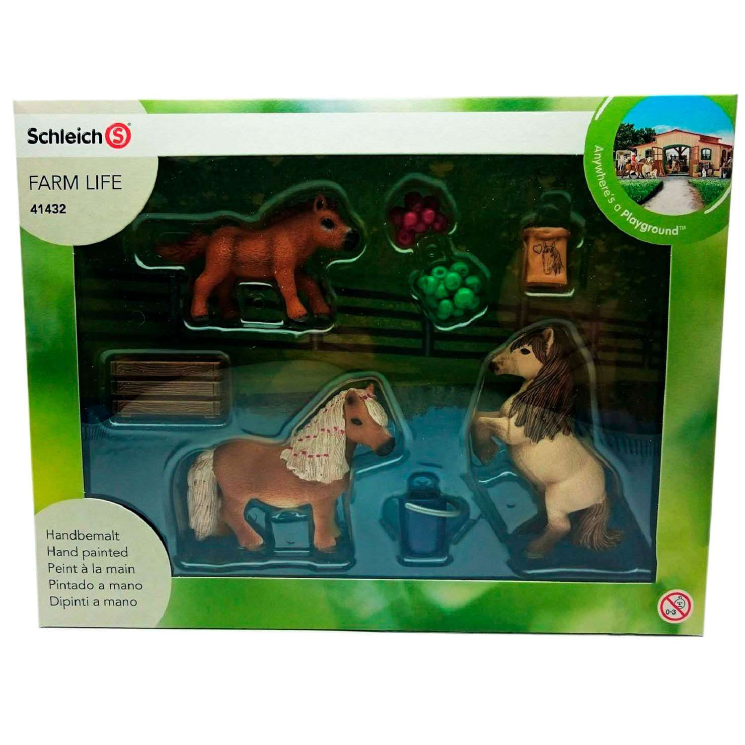 Набор SCHLEICH Семья Шотландского пони мини 41432 - фото 6