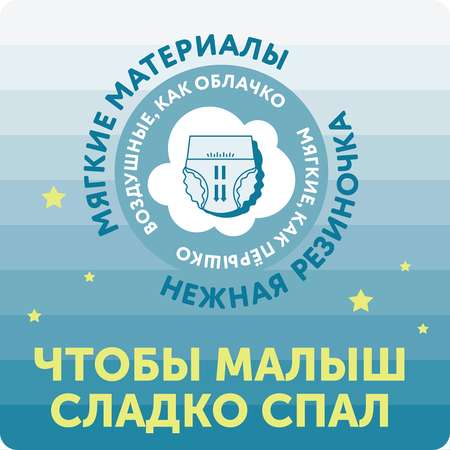Трусики LOVULAR Night ночные M (6-10кг) 21 шт.