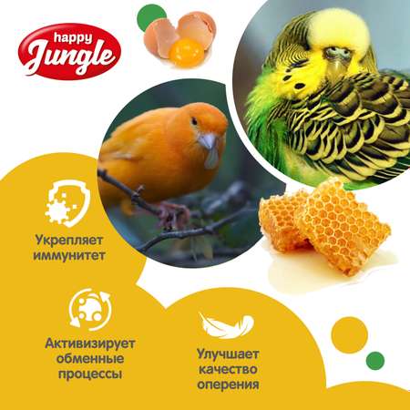 Лакомство для птиц HappyJungle палочки мед-яйцо 30г*3шт