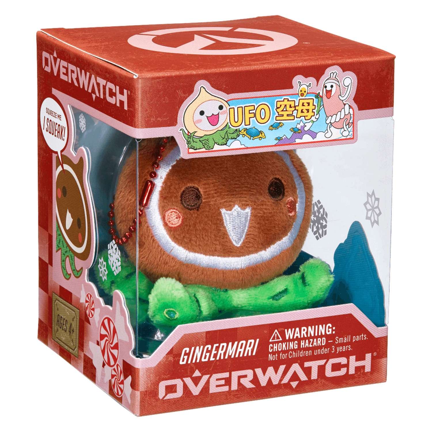 Мягкая игрушка Blizzard Overwatch Pachimari Hanger Gingermari Mini B63041 - фото 2