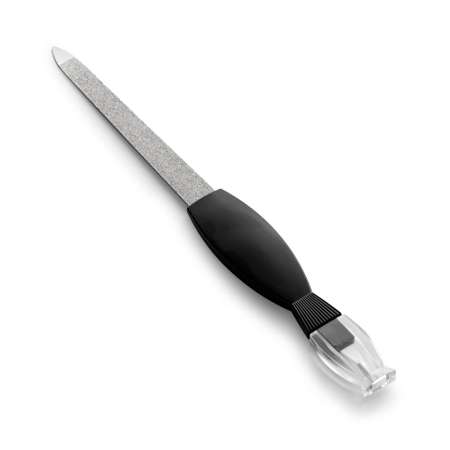 Пилка Mertz для ногтей с сапфировой крошкой с ножом для кутикулы