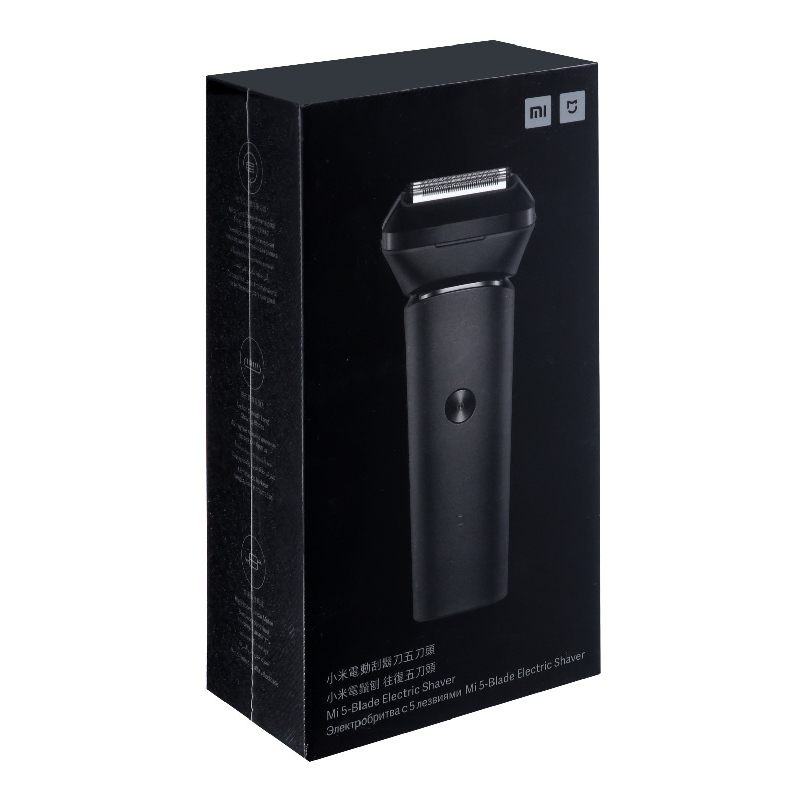 Электробритва XIAOMI Mi 5-Blade Electric Shaver 10 Вт сеточная 5 головок АКБ/220 чёрная - фото 6