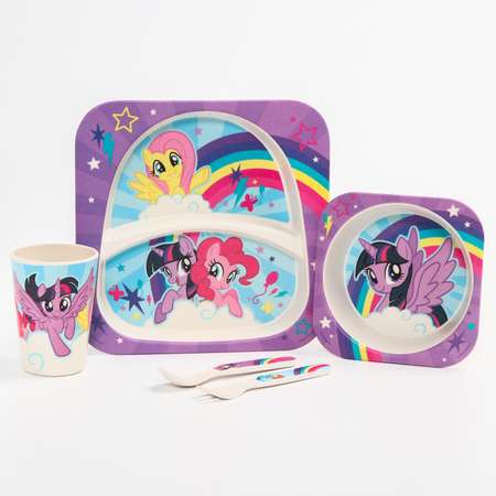 Набор бамбуковой посуды Hasbro «Пони». My Little Pony