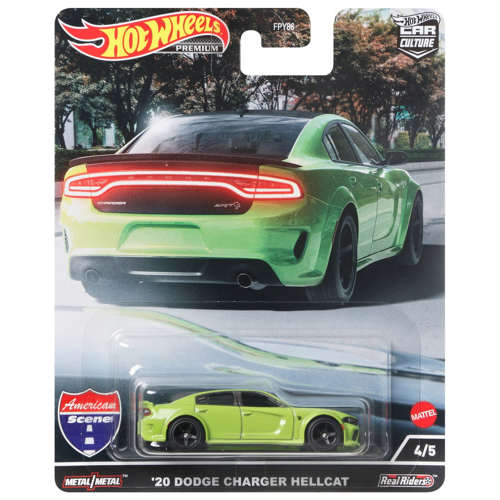 Машинка Hot Wheels Car Culture Американская серия Додж Чарджер Хеллкэт 2020  HCK04 купить по цене 1299 ₽ в интернет-магазине Детский мир