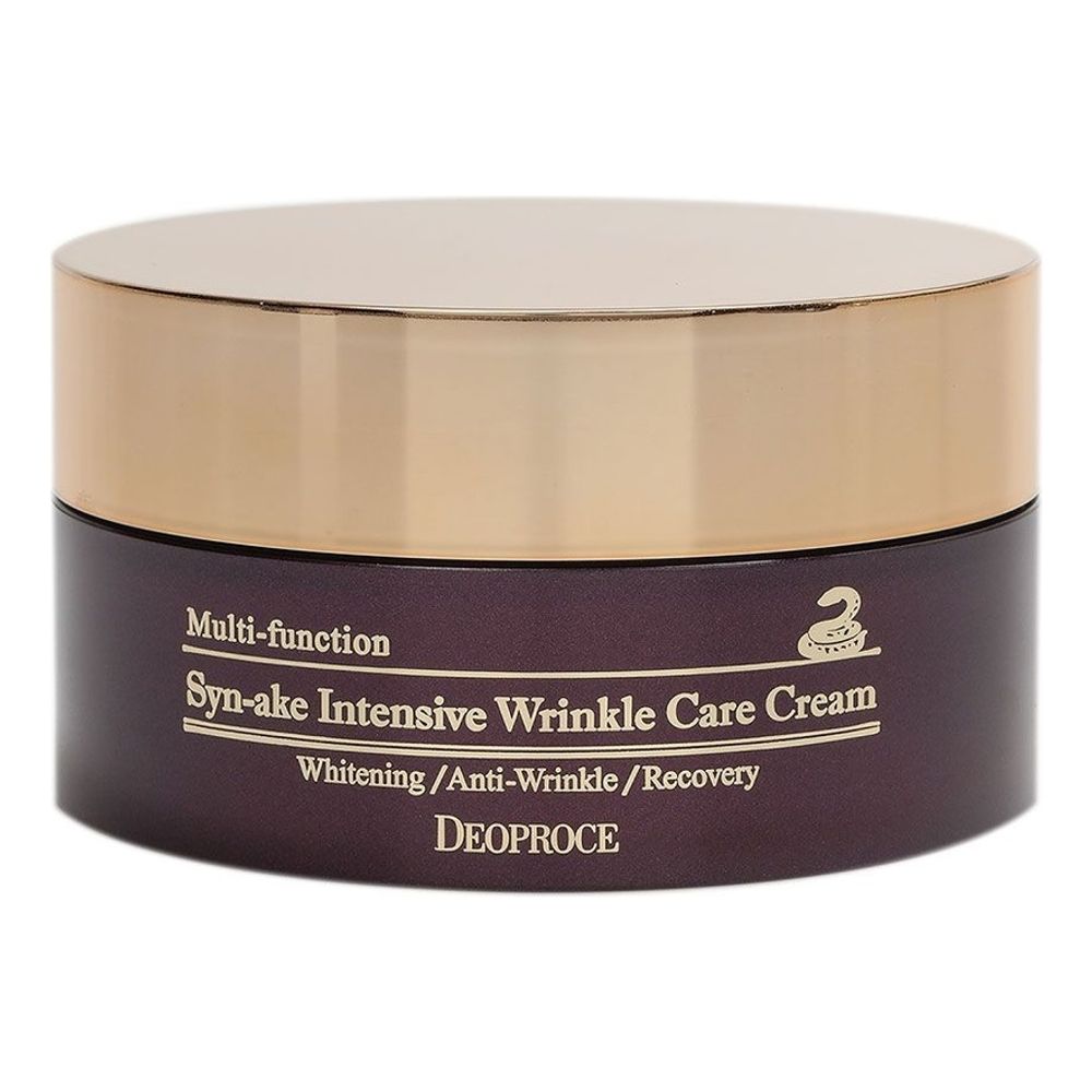 Крем для лица Deoproce со змеиным ядом Syn-ake Intensive Wrinkle Care Cream 100 г - фото 1