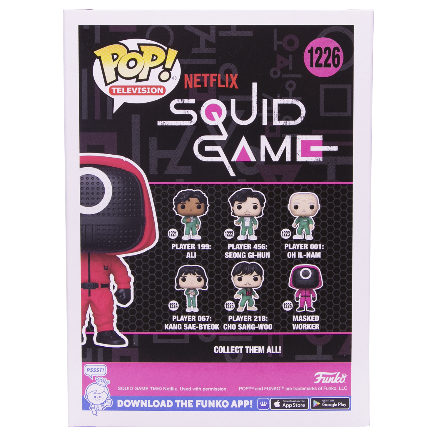 Фигурка Funko Pop! TV Squid Game Round Masked Worker Fun 25492187 - фото 6