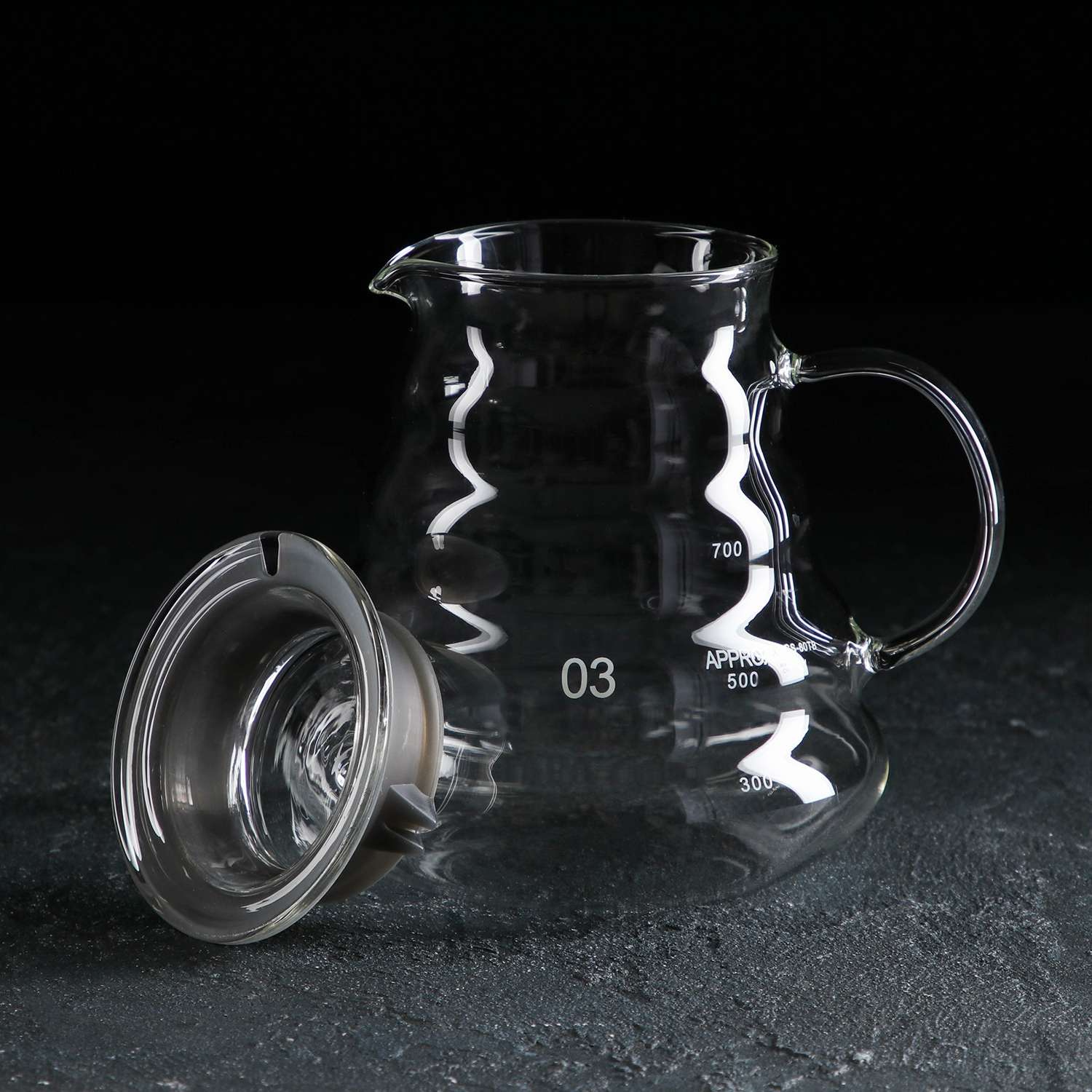 Заварочный чайник Sima-Land стеклянный с крышкой «Бриз» 700 мл - фото 2