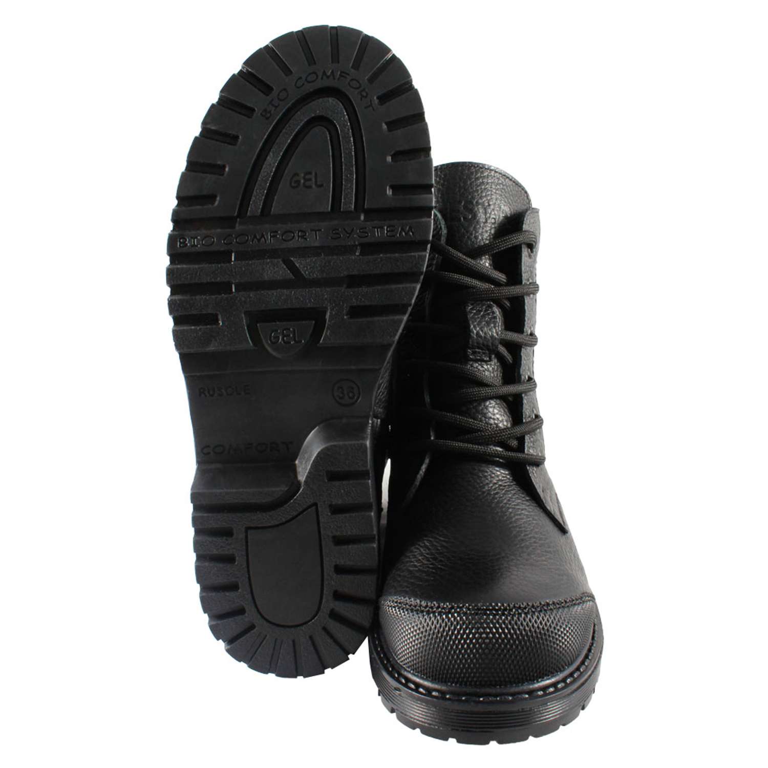 Ботинки BEST.A 2062-04K1-5004W BEST.A черный кожа ботинки К - фото 1