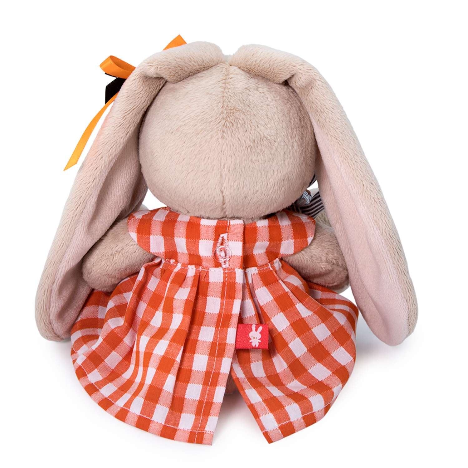 Мягкая игрушка BUDI BASA Зайка Ми в оранжевом платьем с зайчиком 15 см SidX-376 - фото 3