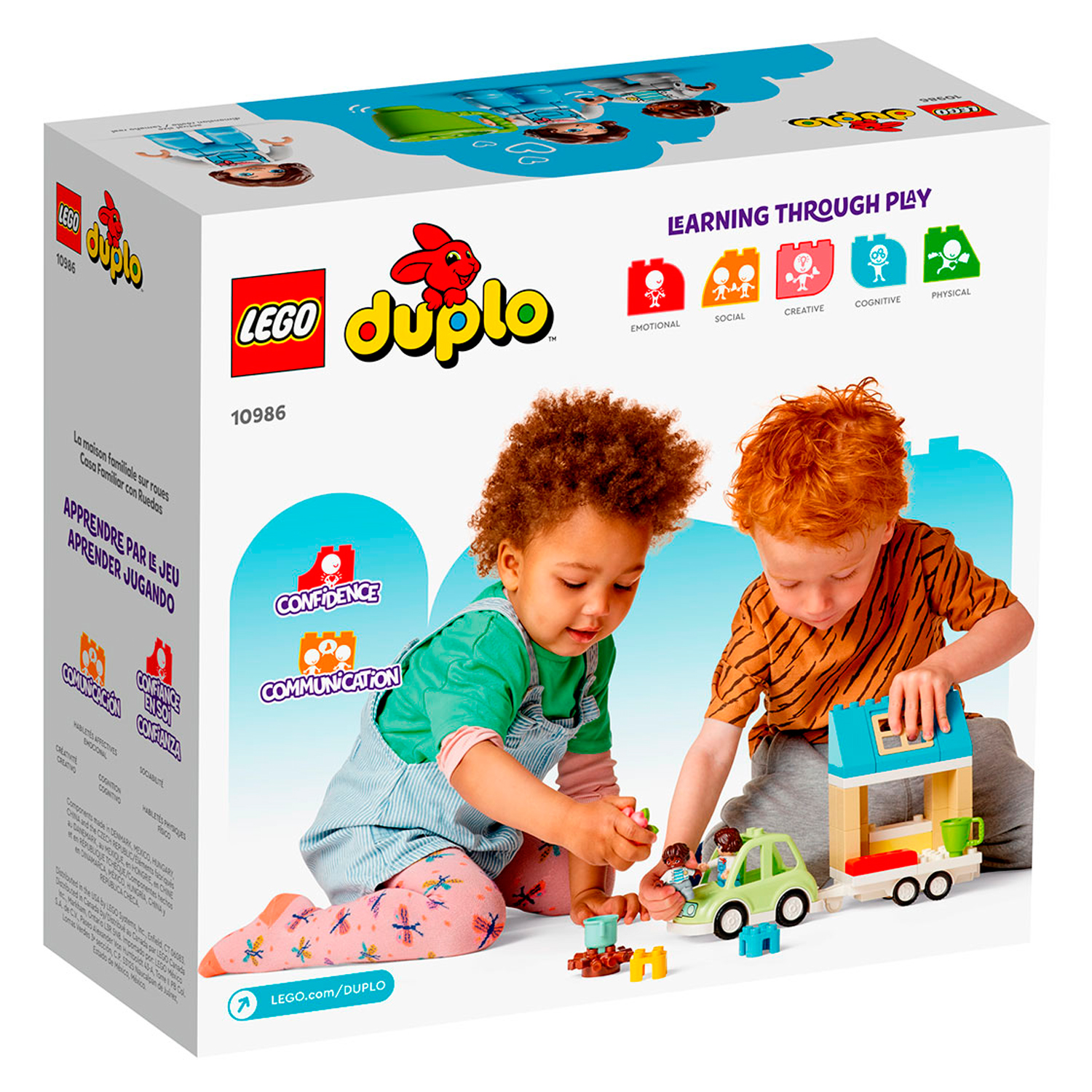 Конструктор детский LEGO Duplo Семейный дом на колесах 10986 - фото 7