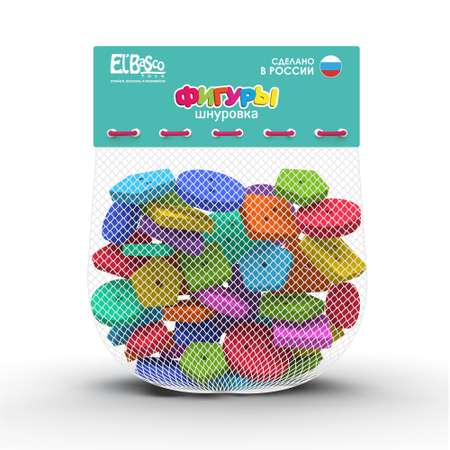 Шнуровка ElBascoToys Геометрические фигуры