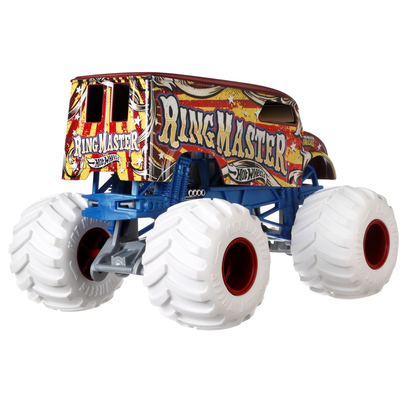 Автомобиль Hot Wheels Monster Tracks Мастер ринга 1:24 FYJ83 - фото 4