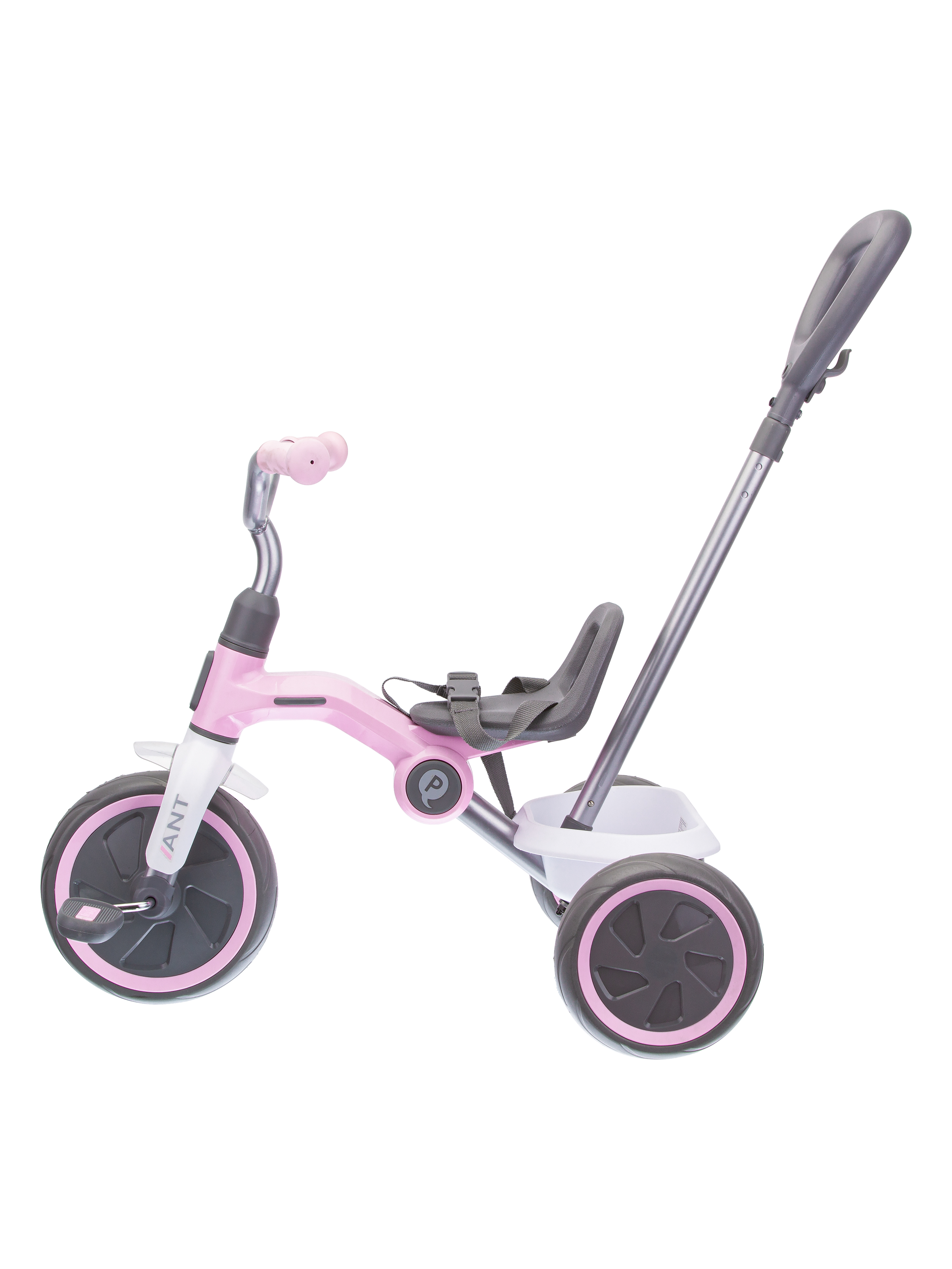 Велосипед трехколесный Q-Play розовый - фото 4