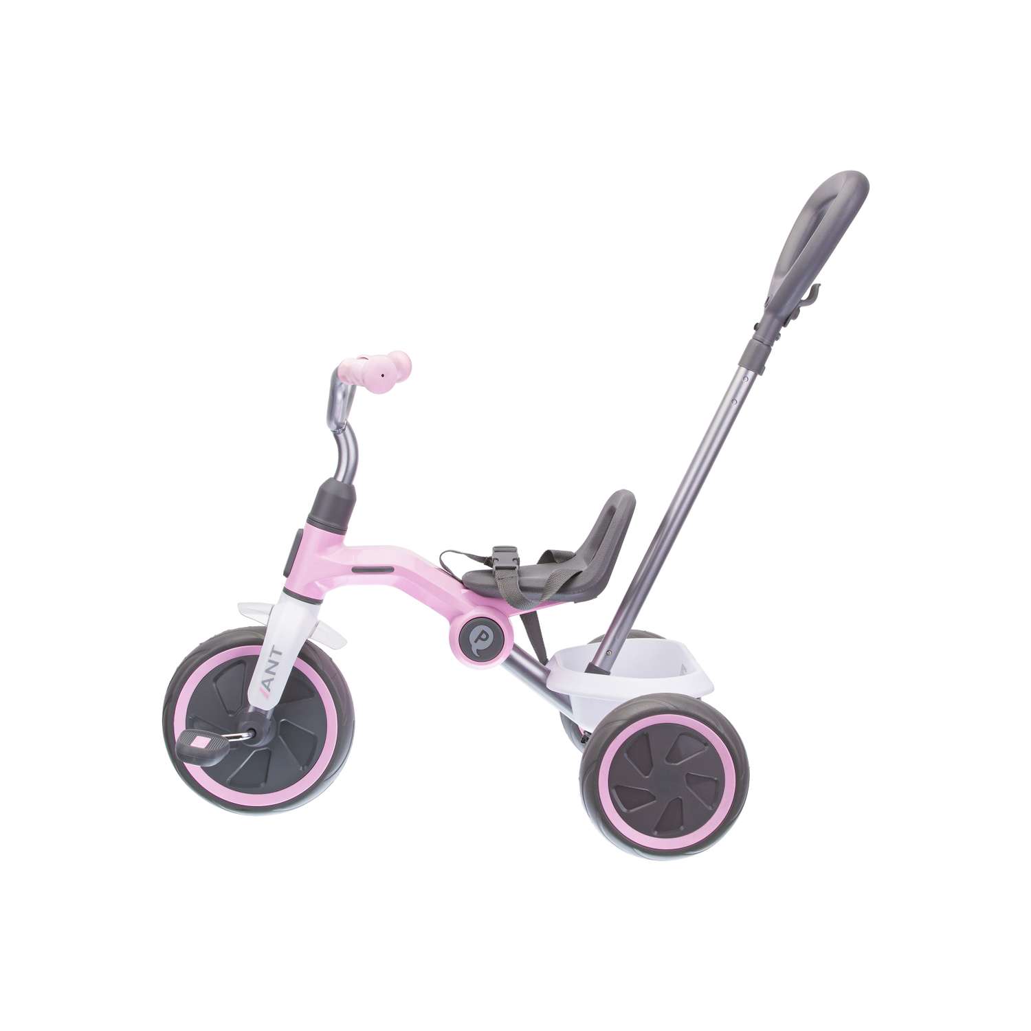 Велосипед трехколесный Q-Play розовый - фото 4