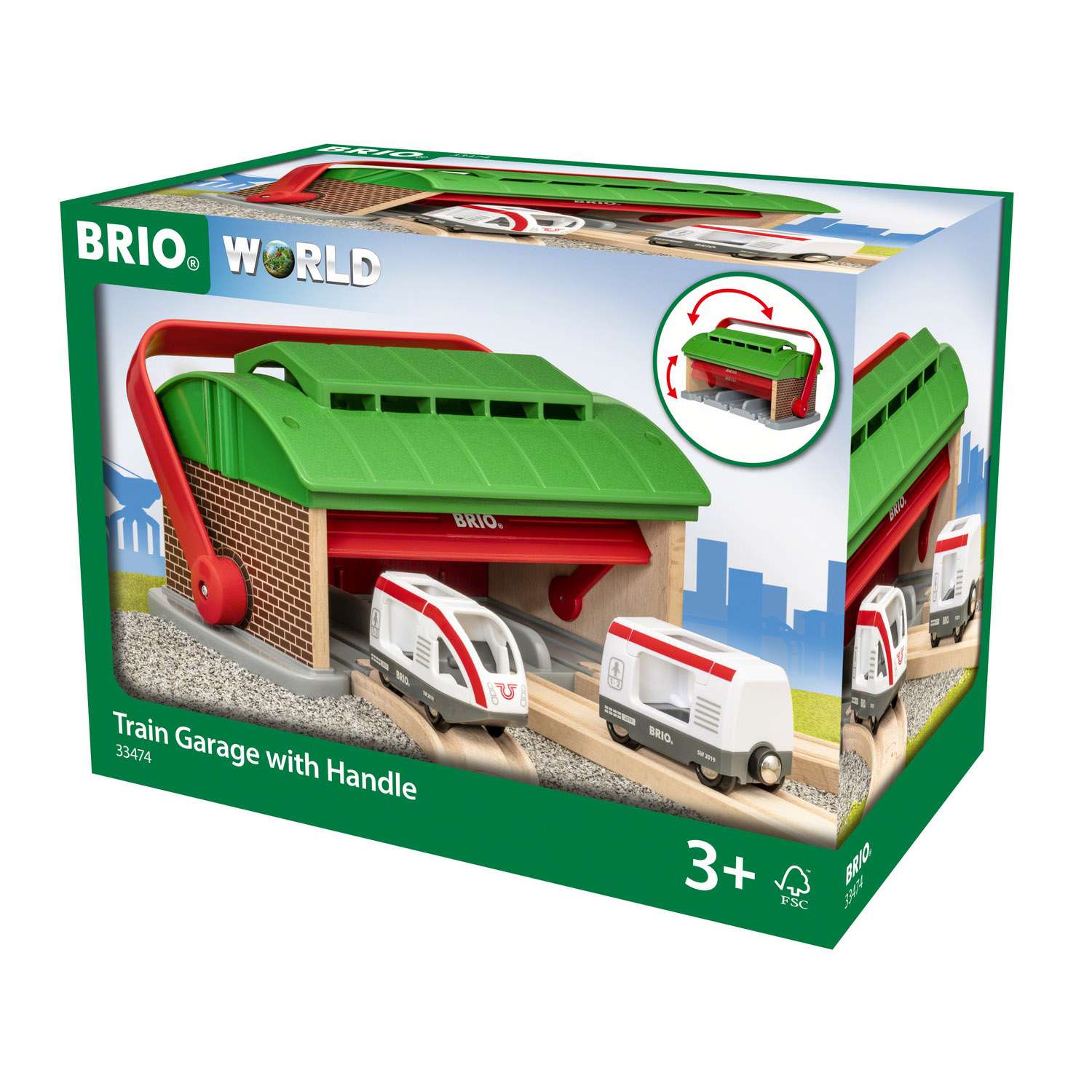 Игровой набор BRIO депо-переноска для 3х поездов - фото 6