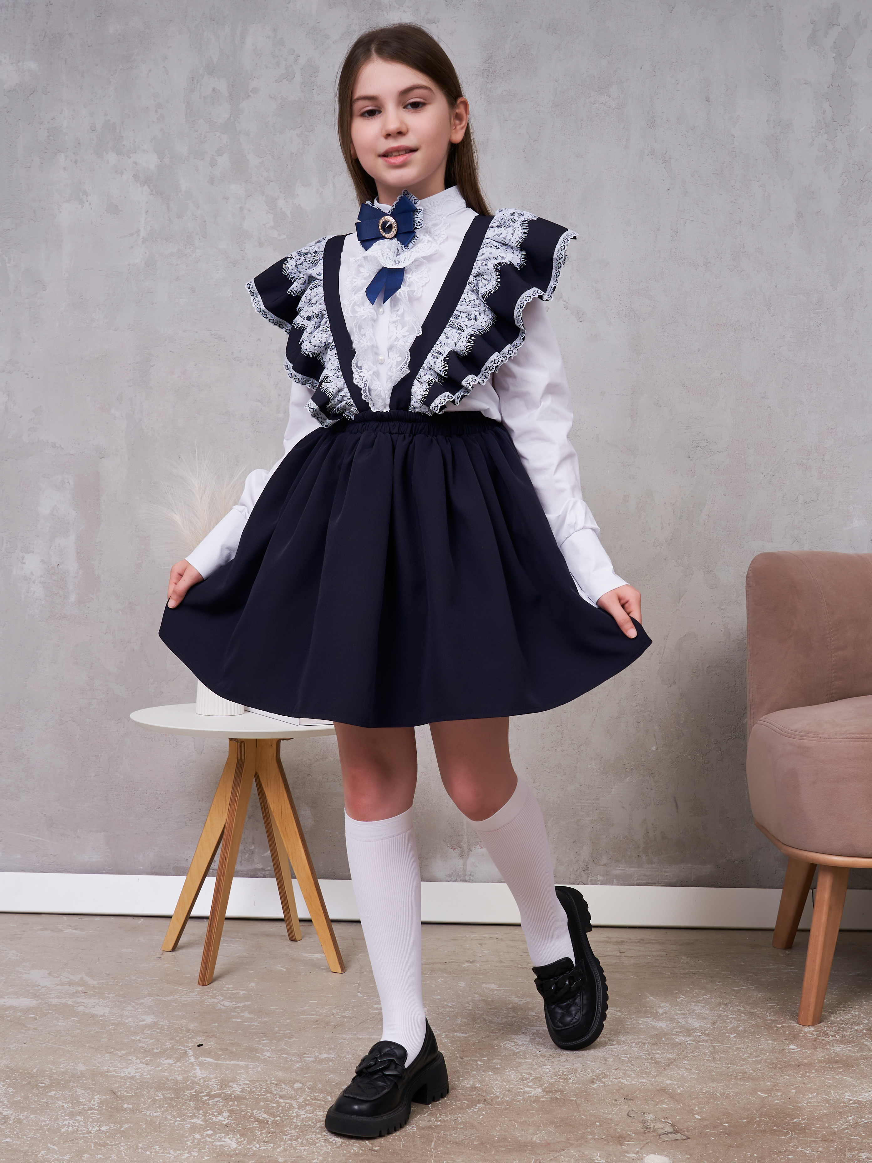 Комплект FunWood fw_sch_dress+bluz_andr2 - фото 1