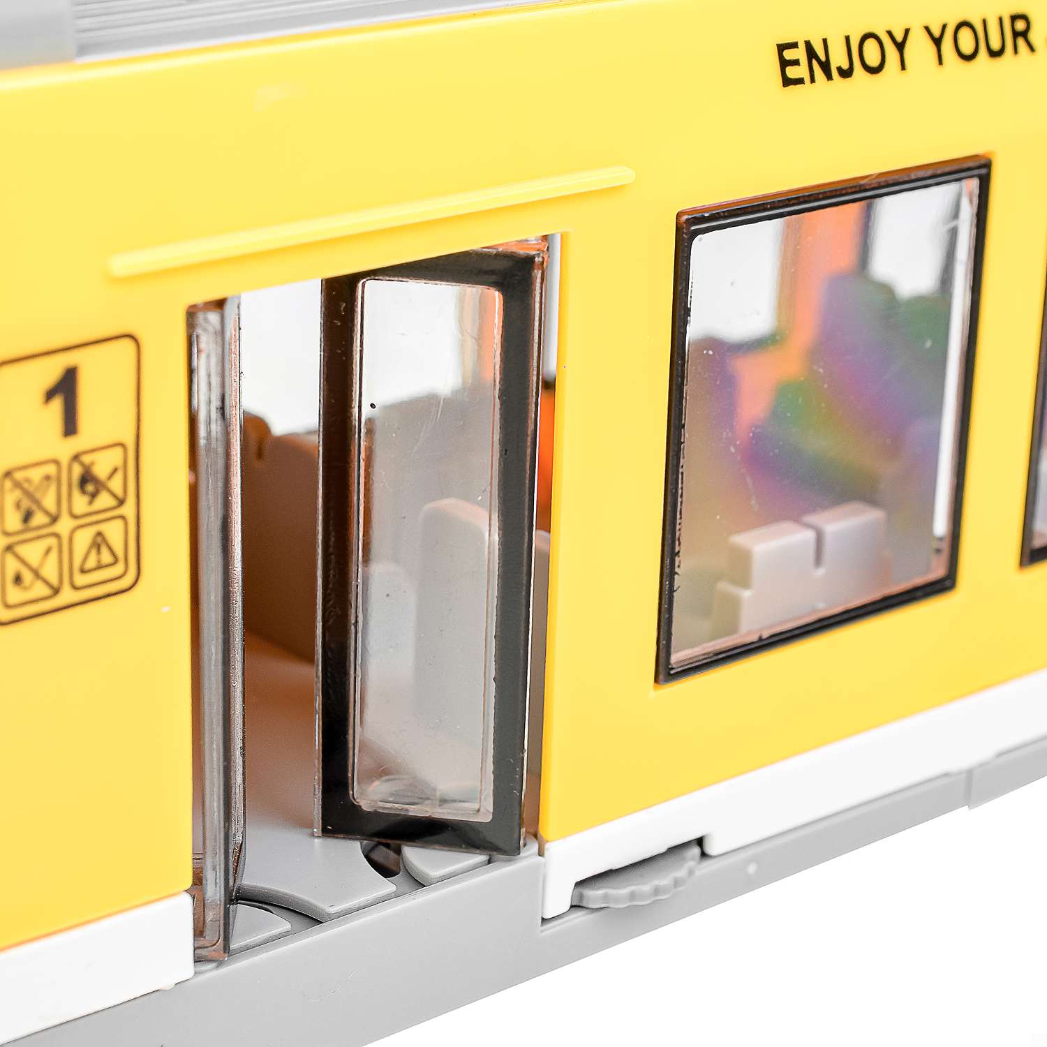 Скоростной пассажирский поезд WENYI инерционный со световыми и звуковыми эффектами WY920B - фото 4