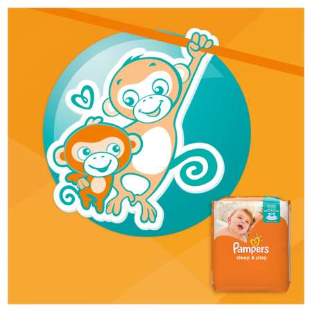 Подгузники Pampers Sleep and Play Джайнт 3 5-9кг 100шт