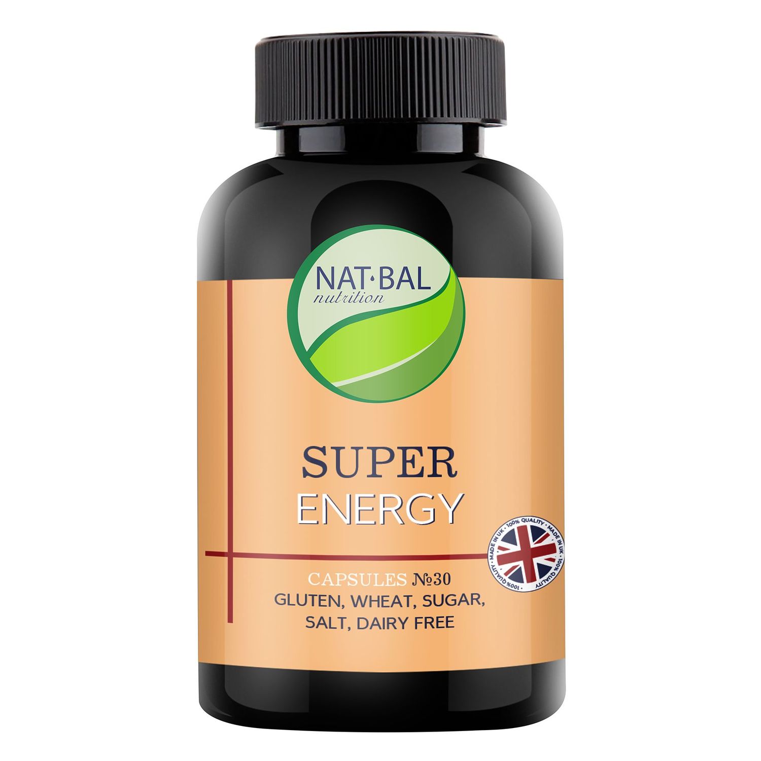 Биологически активная добавка Nat Bal nutrition Super energy 30капсул - фото 1