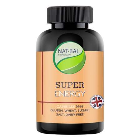 Биологически активная добавка Nat Bal nutrition Super energy 30капсул