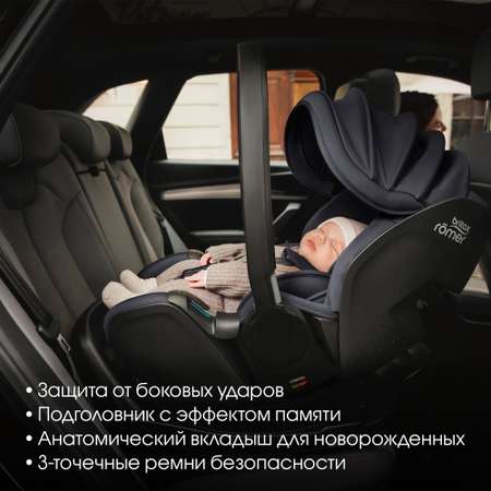 Автокресло с базой Britax Roemer Baby-Safe Pro Midnight Grey и Vario base 5 Z