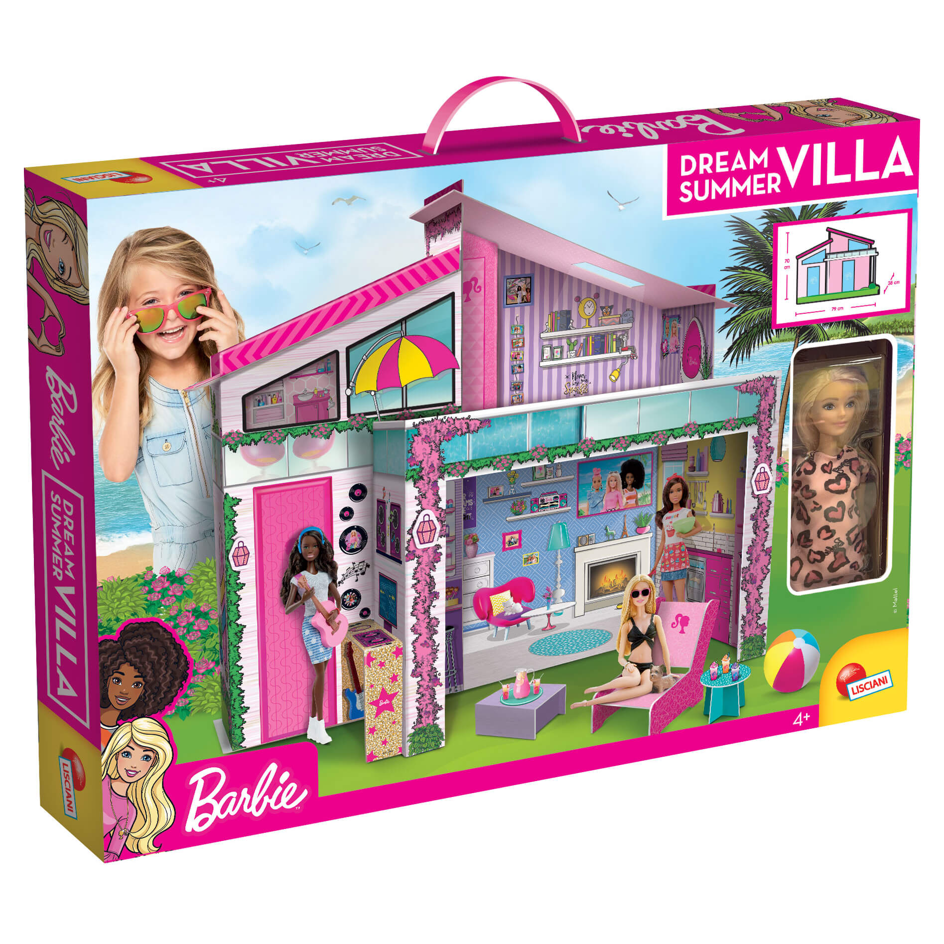 Набор Lisciani Barbie Летняя вилла с куклой 76932/R103768