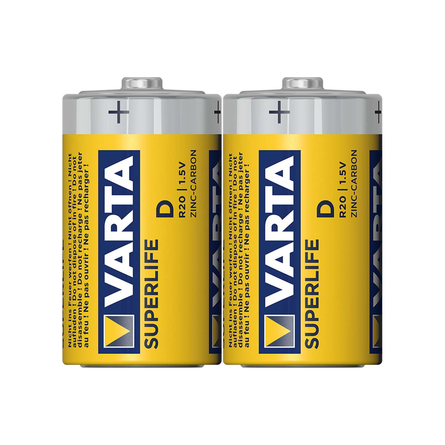 Батарейка Varta D 2 шт - фото 1