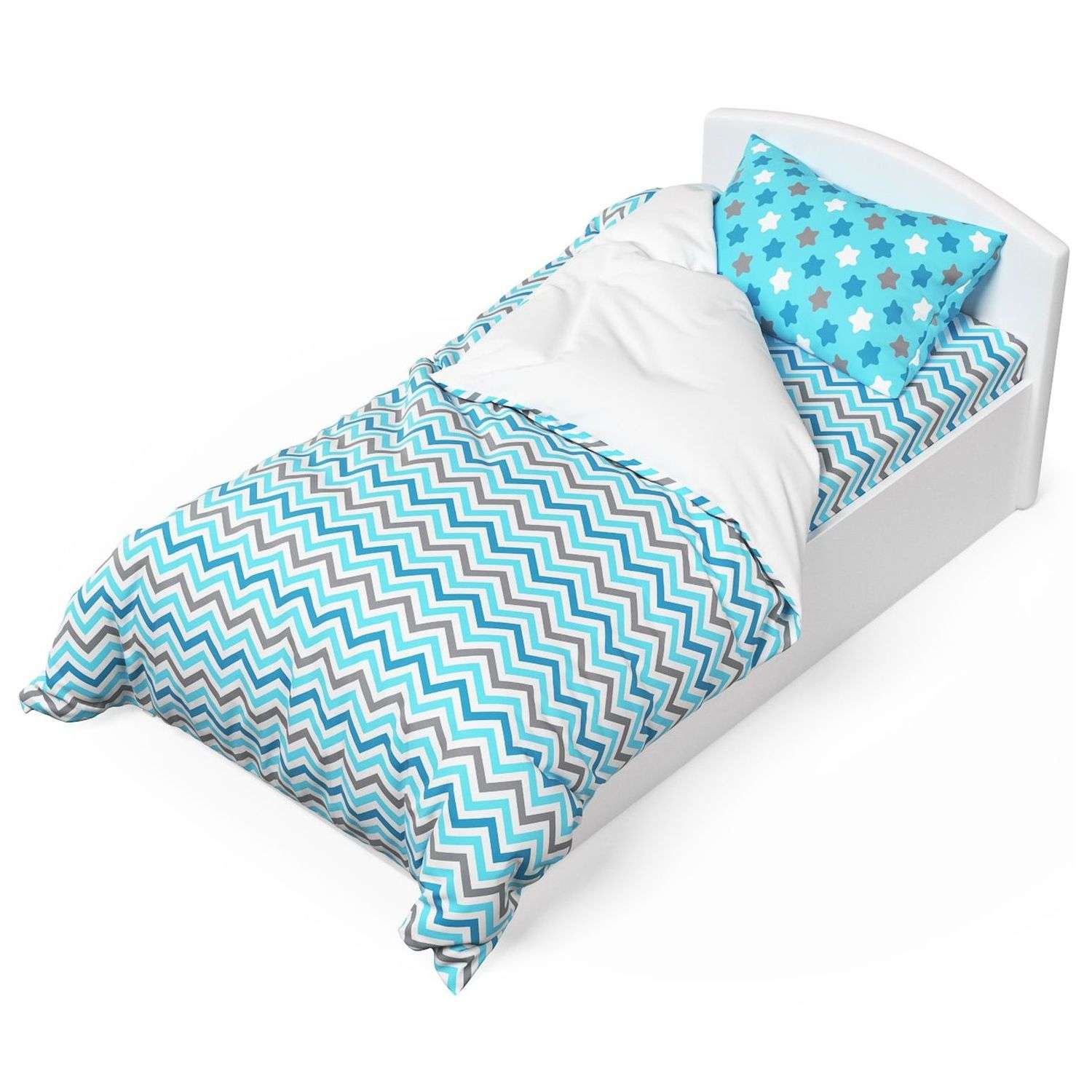 Комплект постельного белья Капризун Голубая лагуна 1.5спальный 3предмета - фото 1
