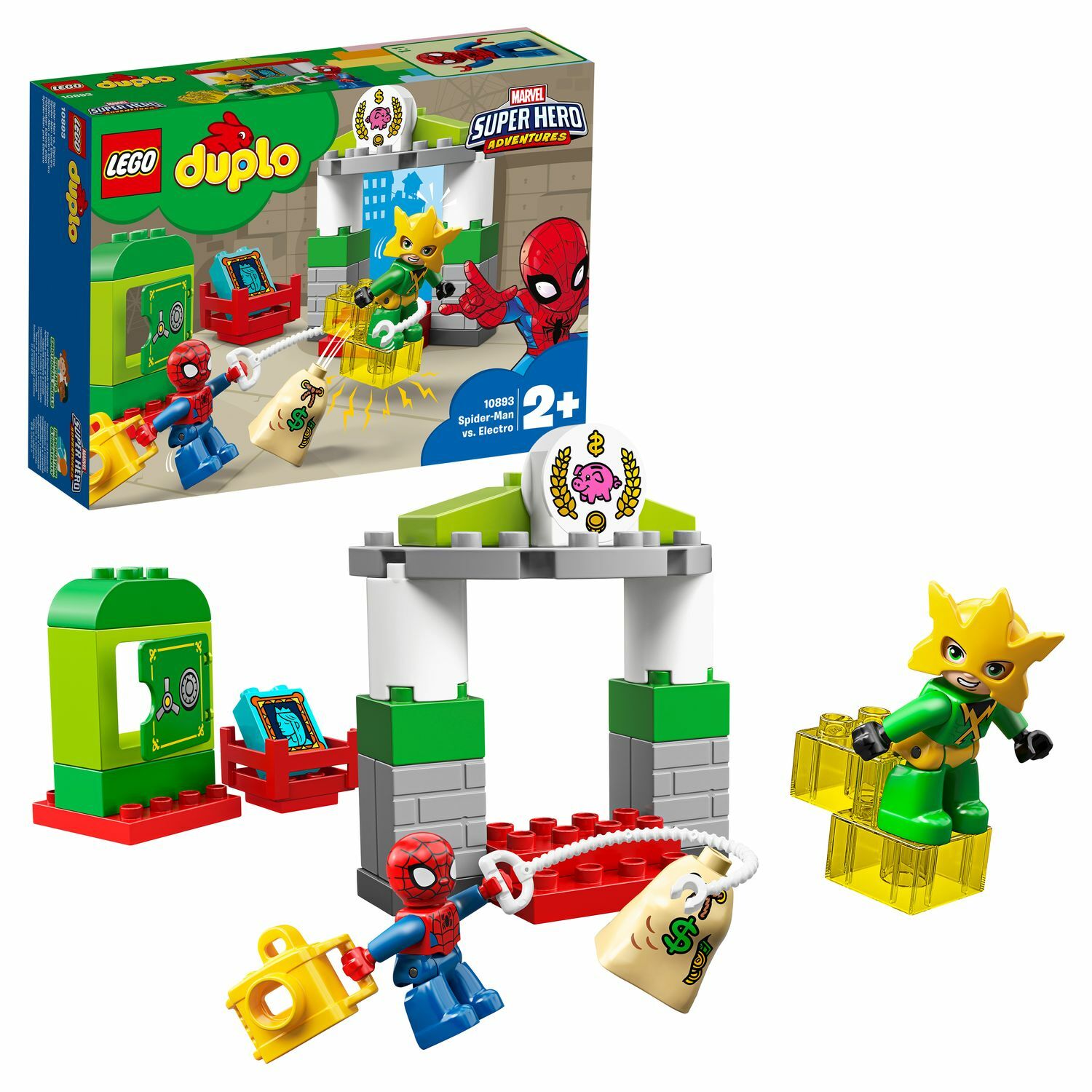 Конструктор LEGO DUPLO Super Heroes Человек-паук против Электро 10893  купить по цене 999 ₽ в интернет-магазине Детский мир