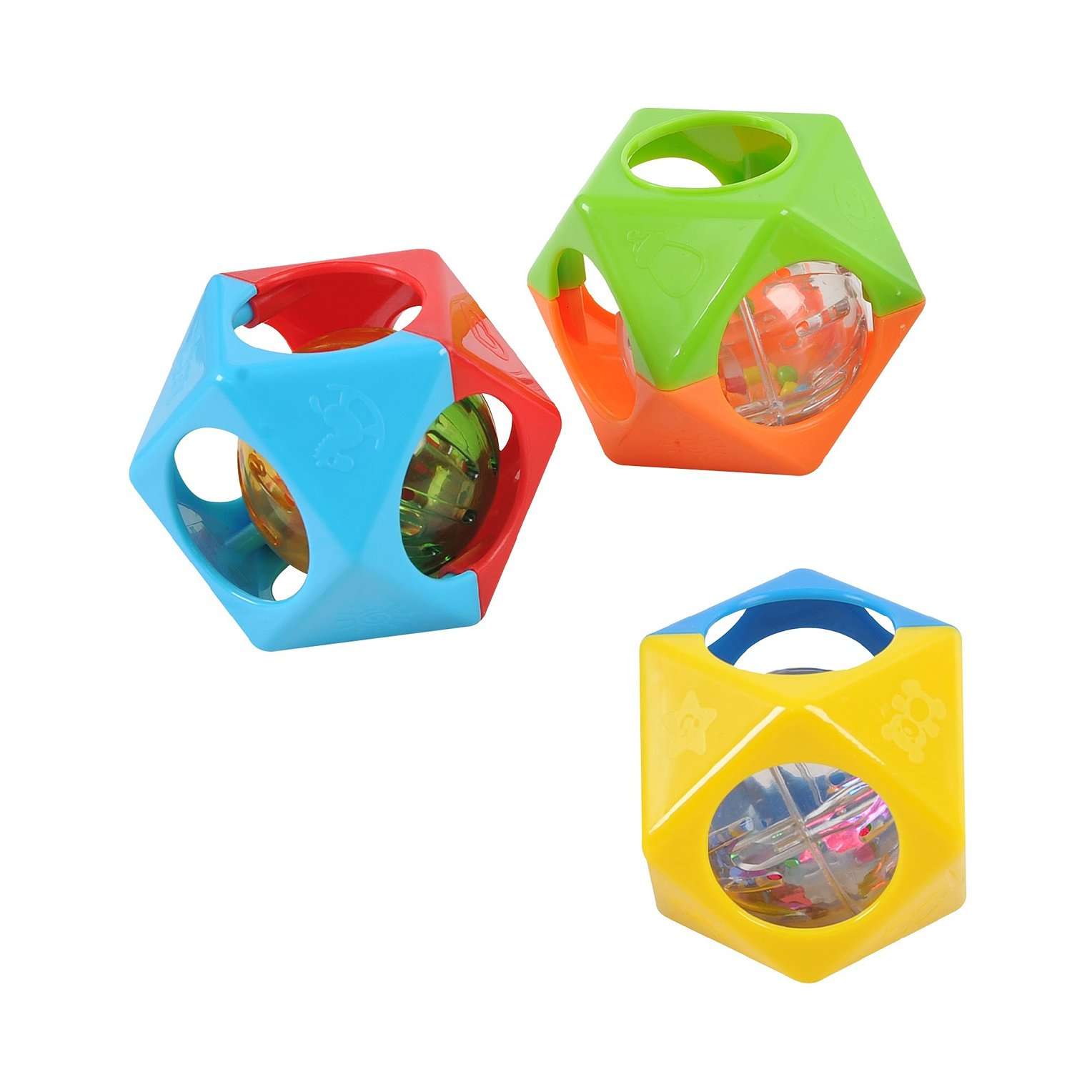 Развивающая игрушка PLAYGO Шар в многогранниках 3 шт - фото 2
