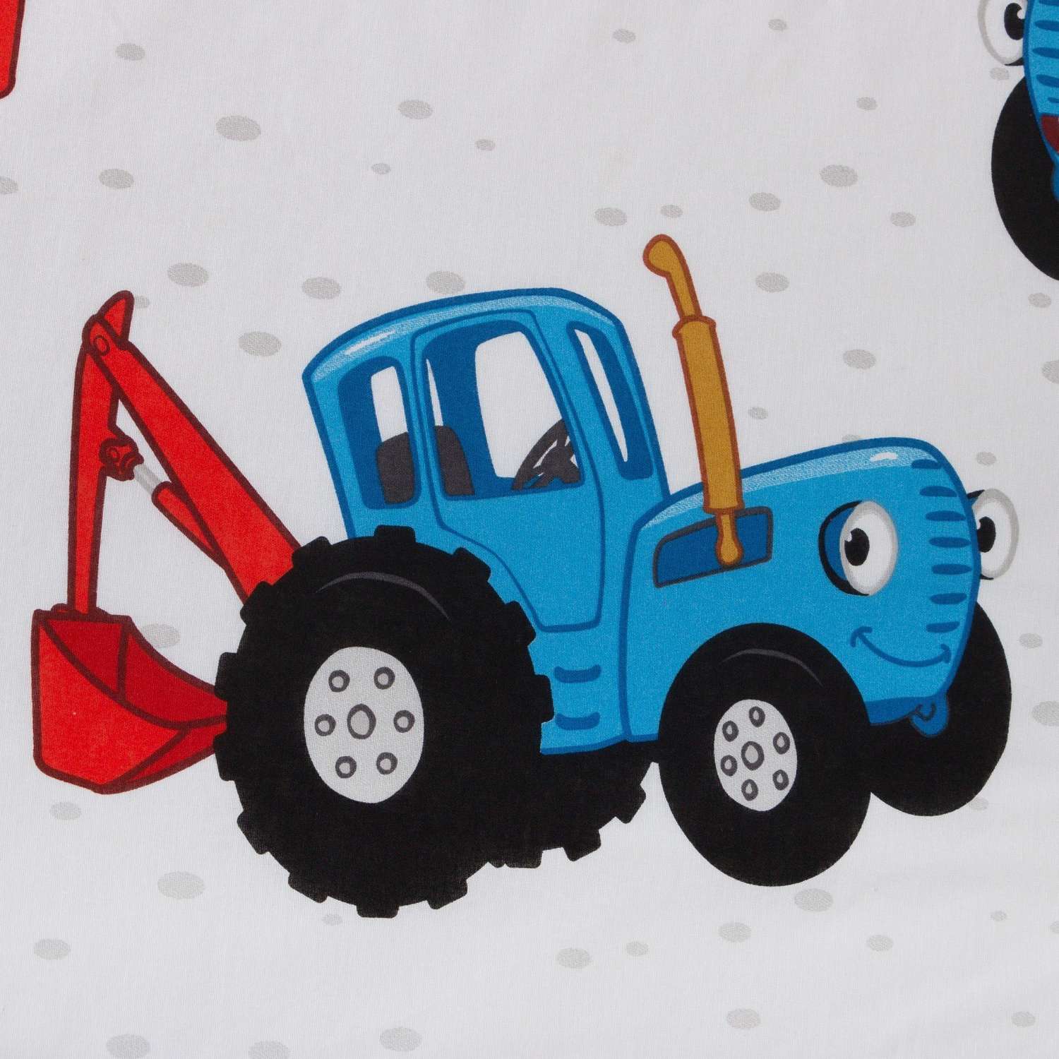 Комплект постельного белья Синий трактор Любимый малыш - фото 5