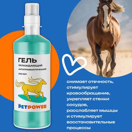 Гель охлаждающий PETPOWER антитравматический