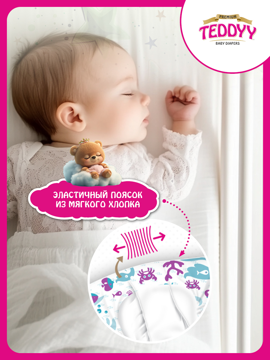 Подгузники Teddy Baby Premium - фото 9